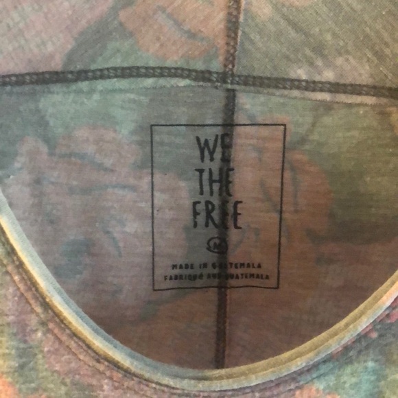 Free people faded floral top - Picture 2 of 6